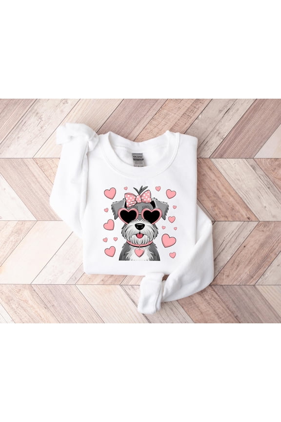 Goldendoodle with Hearts Sweatshirt,Coquette Valentine's Day Goldendoodle T-Shirt,Dog Lovers ,Love Dog Apparel,Unique Valentines Day Tee Tshirt All Size S-5XL