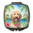 thumbnail image 1 of Goldendoodle Luau Compact Mirror 2.75 in x 3 in, 1 of 4