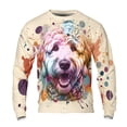 thumbnail image 1 of Goldendoodle Portrait Watercolor Vintage Retro Styles All Over Print 3D Sweatshirt Unisex Merch Doodle Dog Lover Gifts Idea - 00001, 1 of 6
