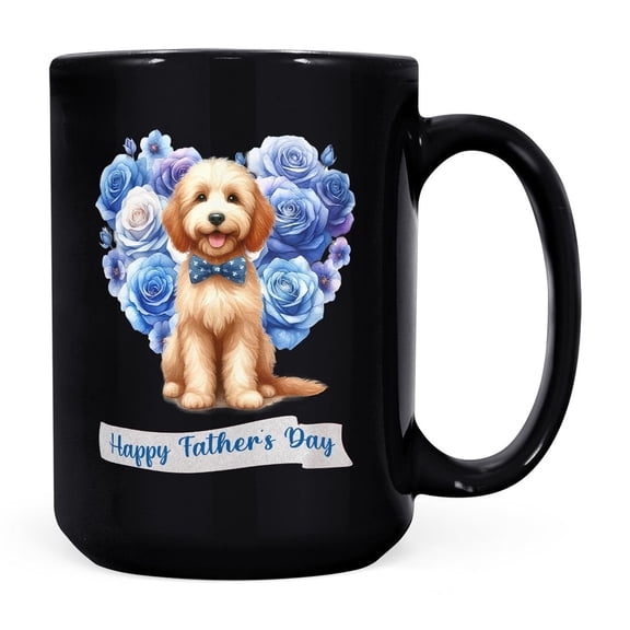 Goldendoodle Proud Dad Happy Father's Day Mug Doodle Dog Lover Gifts Idea Coffee Tea Cup - 02008