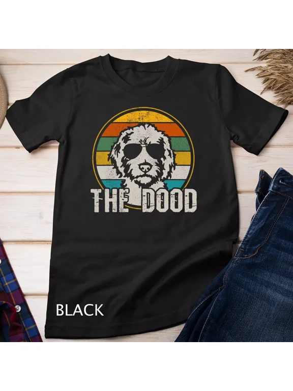 Goldendoodle T-Shirt - The Dood Vintage Retro Dog Shirt Unisex T-shirt