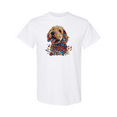 thumbnail image 1 of Goldendoodle Vintage Dog Funny Pet Lover Floral Artwork Gift Unisex T-Shirt, up to size 5XL, 1 of 2