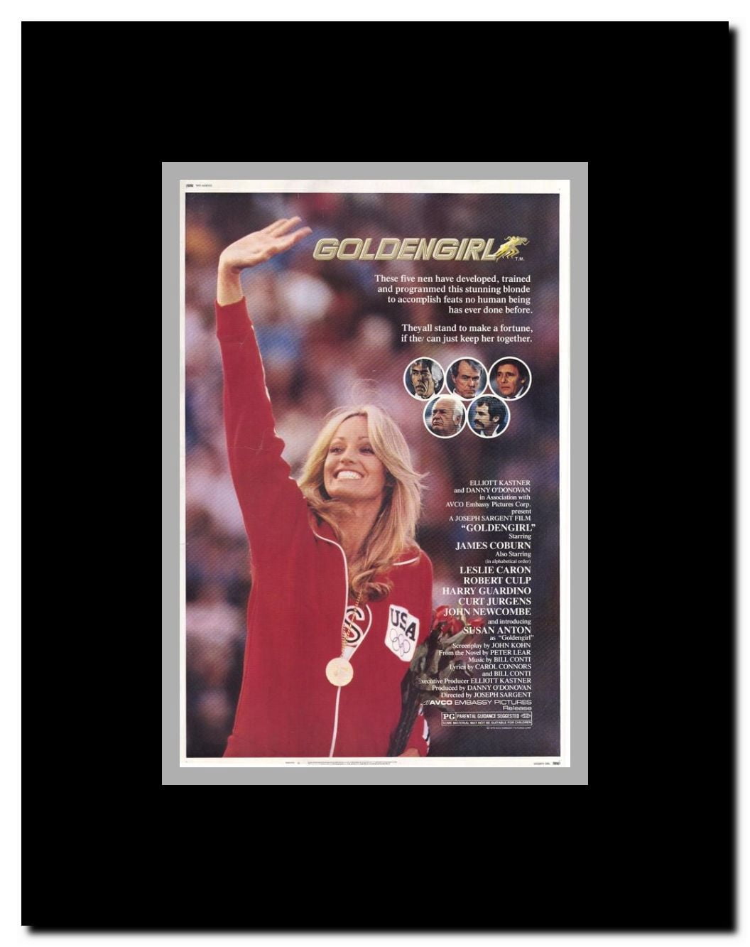 Goldengirl Framed Movie Poster