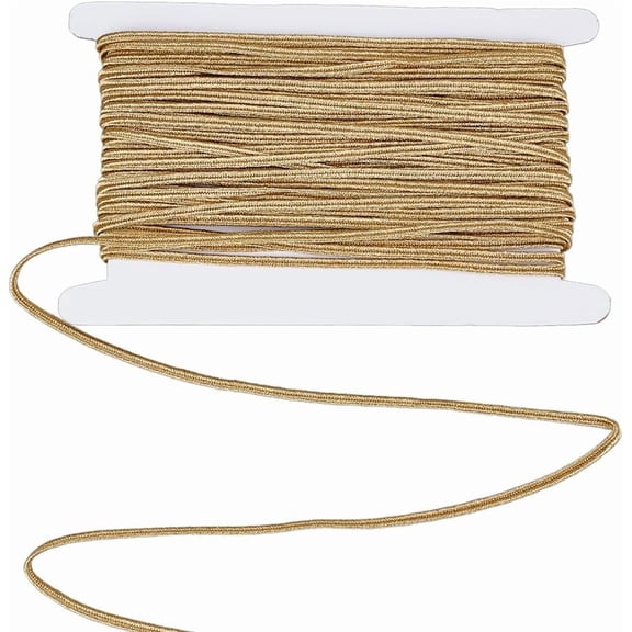 Goldenrod Cord 21 Yard Flat Thread for Beading Quilting Trimming Soutache Braid for Sewing Crafts Supplies