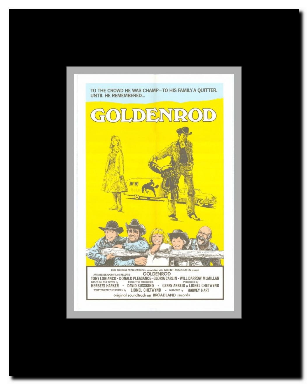 Goldenrod Framed Movie Poster