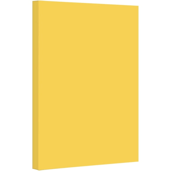Goldenrod Pastel Color Card Stock | 67Lb Cover Cardstock | 8.5" x 14" Inches | 50 Sheets Per Pack