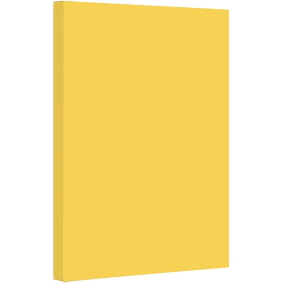 Goldenrod Pastel Color Card Stock | 67Lb Cover Cardstock | 8.5" x 14" Inches | 50 Sheets Per Pack
