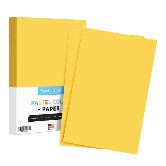 Goldenrod Pastel Colored Paper – 11" x 17" (Tabloid / Ledger Size) – Perfect for Documents, Invitations, Posters, Flyers, Menus, Arts and Crafts | Regular 20lb Bond (75gsm) | Bulk Pack of 100 Sheets
