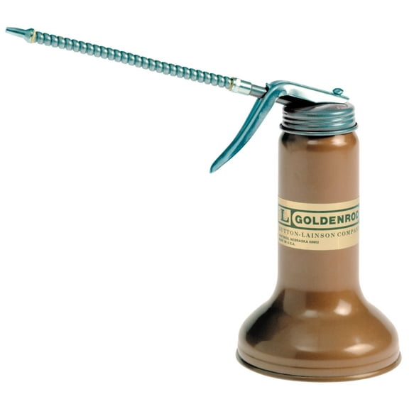 Pistol Pump Oilers, 10 oz, Lever Action, Flexible 6 in Spout