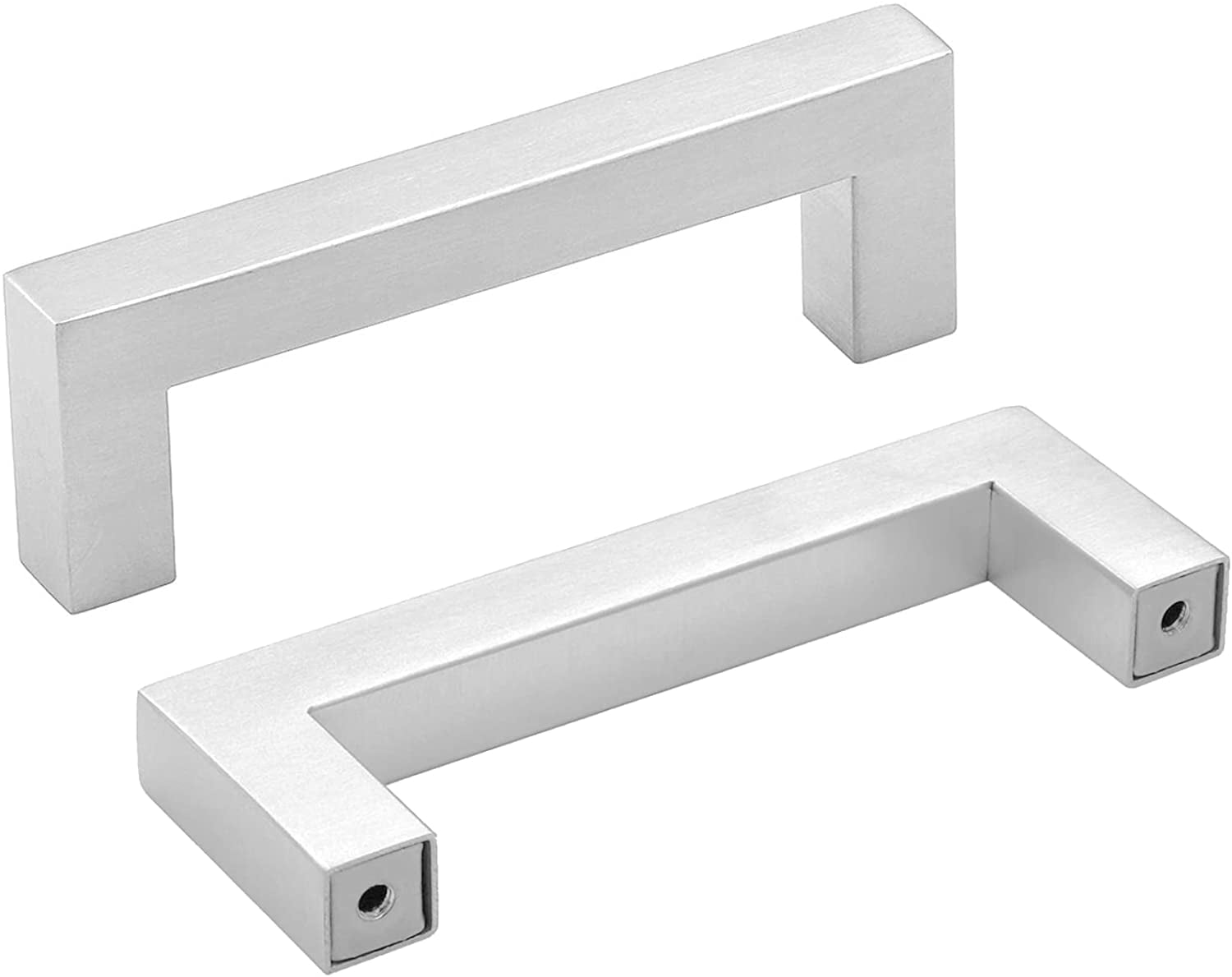 Goldenwarm 10 Pack Brushed Nickel Pulls Kitchen Handles