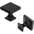 thumbnail image 1 of Goldenwarm Black Cabinet Knobs Matte Drawer Knobs Square Cabinet Hardware 15 Pack, 1 of 7