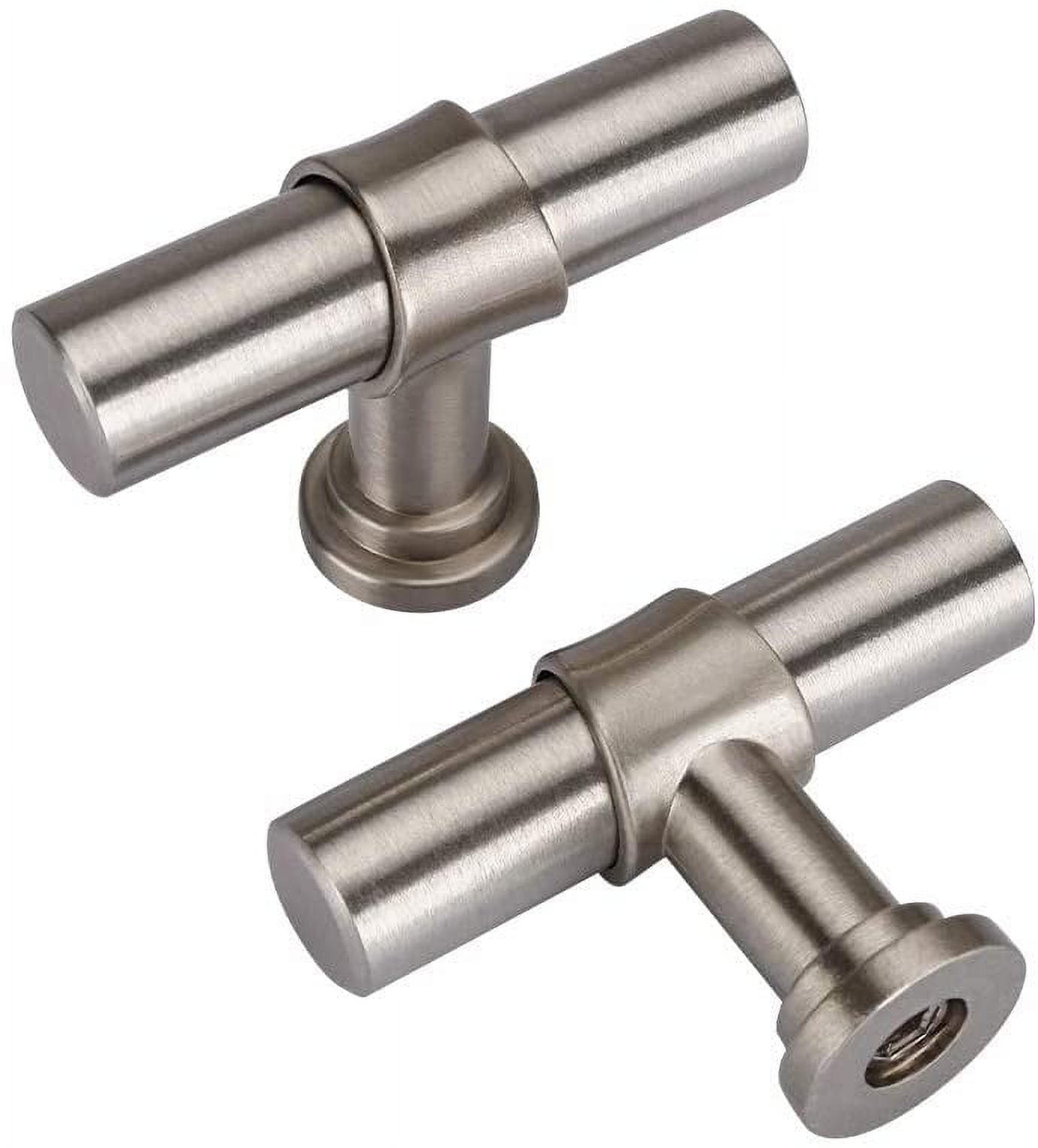 Goldenwarm Brushed Nickel Kitchen Cabinet Knob Cabinet Hardware Drawer Knobs 15 Pack