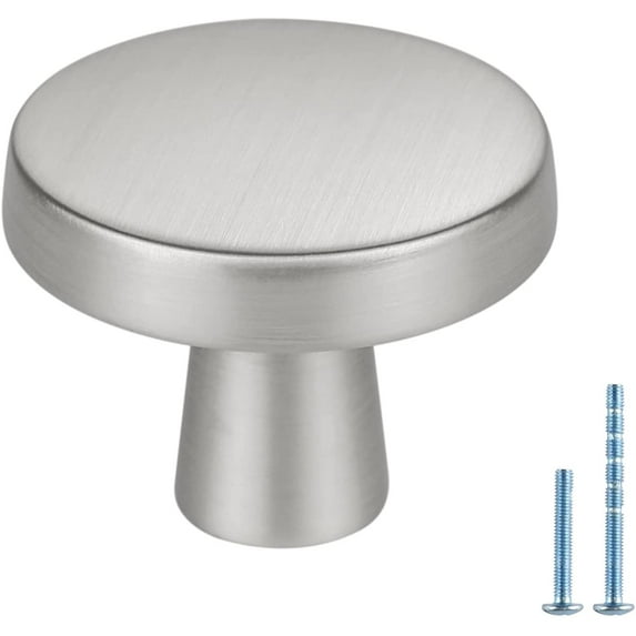 Goldenwarm Knobs for Kitchen Cabinets - 25 Pack Brushed Nickel Cabinet Knobs Drawer Knobs Bathroom Cabinet Hardware