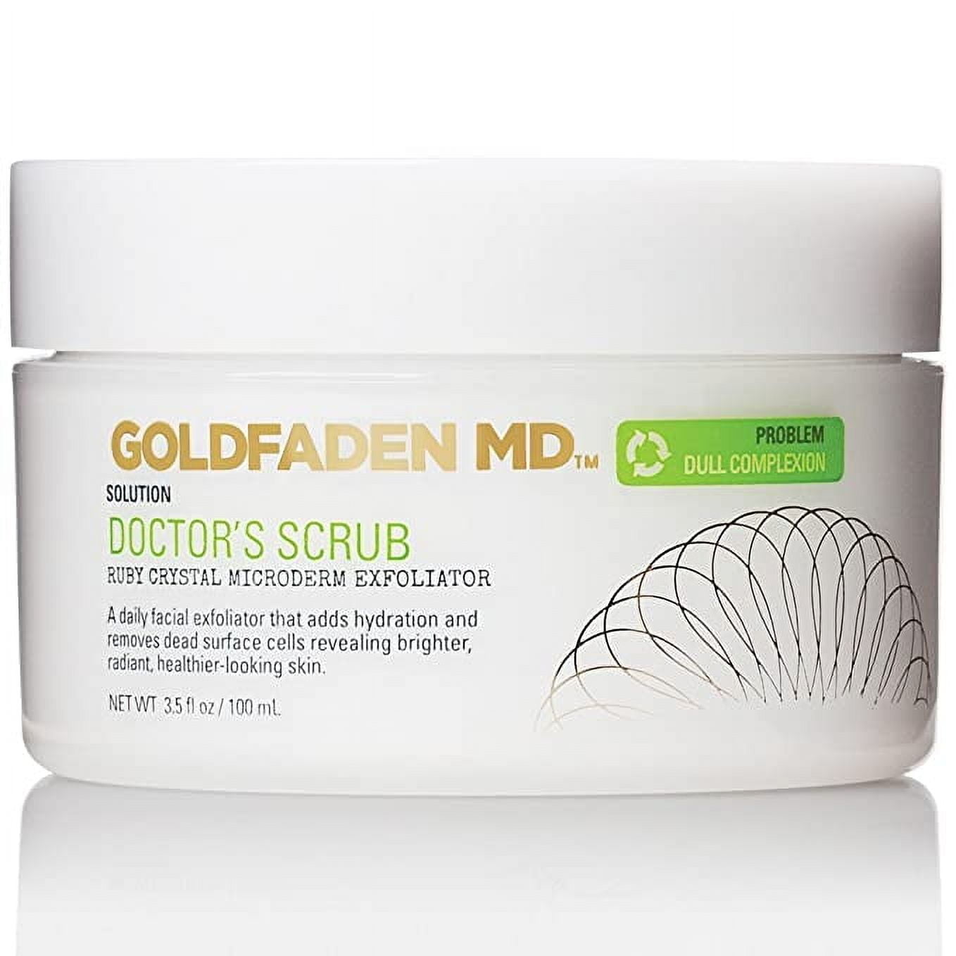 Goldfaden MD Doctor's Ruby Crystal Exfoliating Face Scrub Facial Wash, 3.5 fl oz