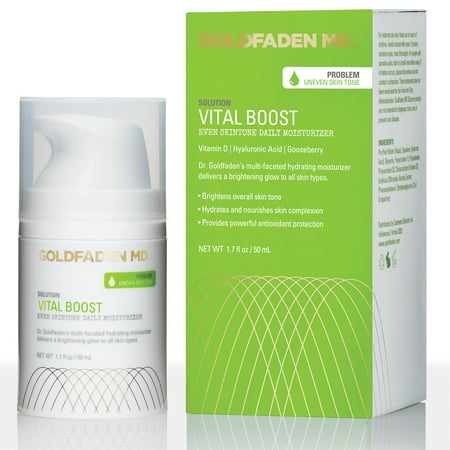 Goldfaden MD Vital Glow Boost Even Skintone Daily Moisturizer, 1.7 fl oz