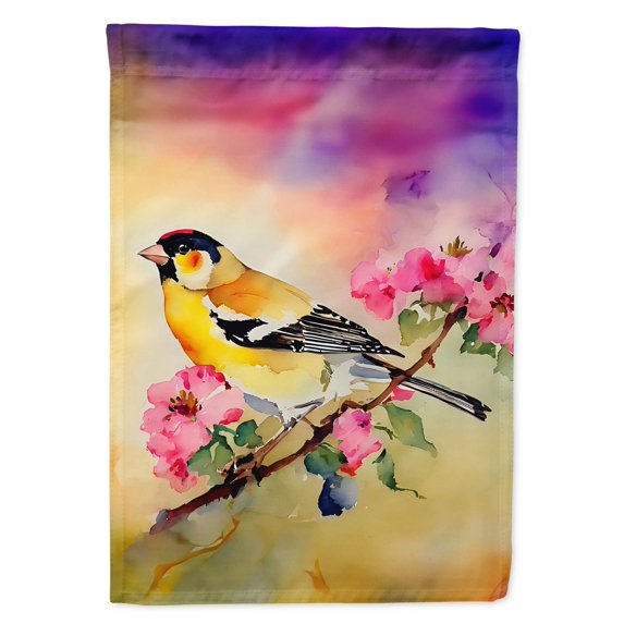 Goldfinch Garden Flag 11.25 in x 15.5 in