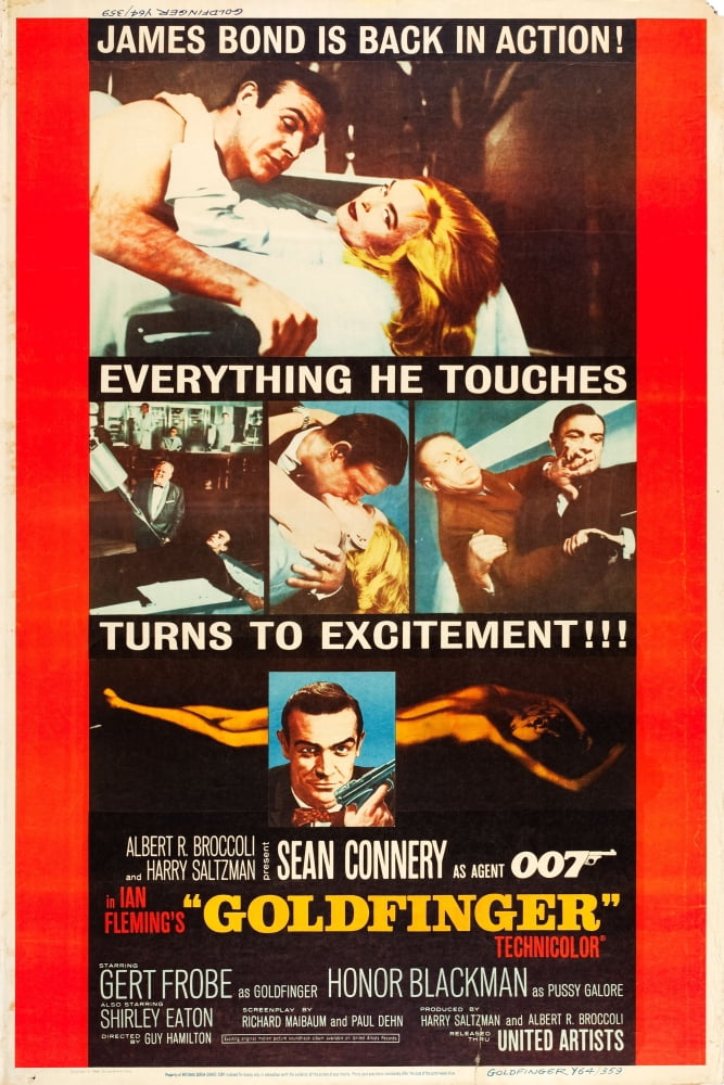 Goldfinger Canvas Art - (11 x 17)