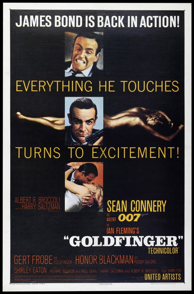 Goldfinger Canvas Art - (18 x 24)