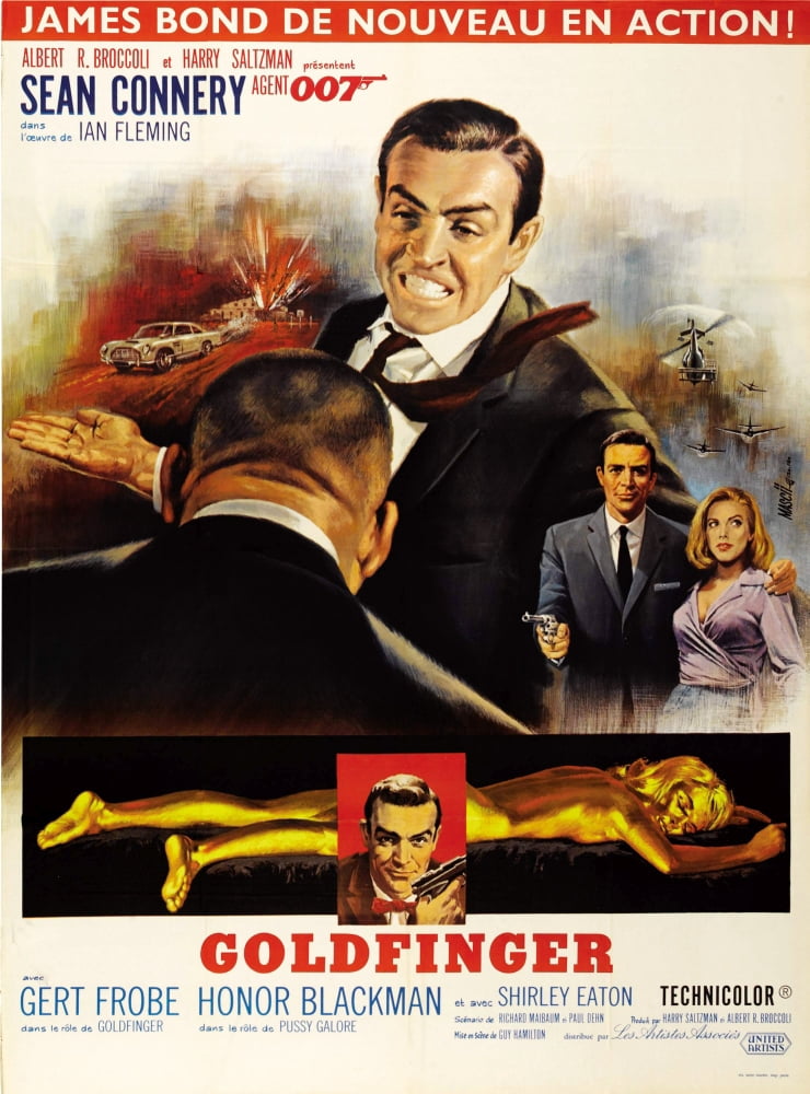Goldfinger Canvas Art - (24 x 36)