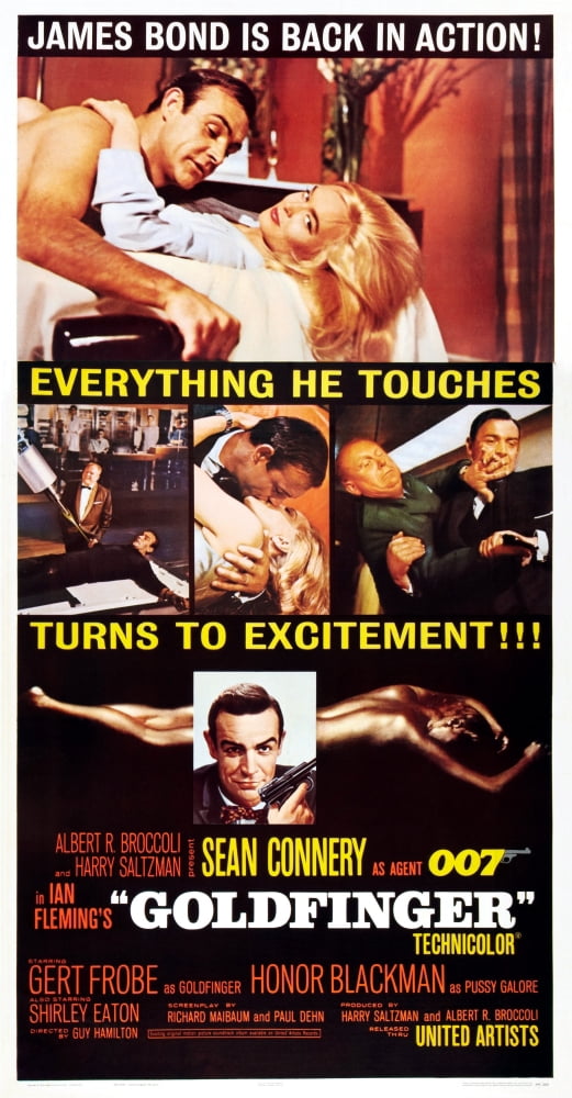 Goldfinger Canvas Art - (24 x 36)