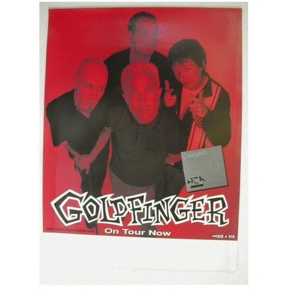 Goldfinger On Tour Poster