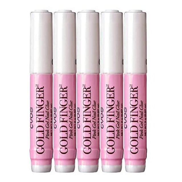 Goldfinger Pink Professional Nail .. Glue for Acrylic Nails, .. Nail