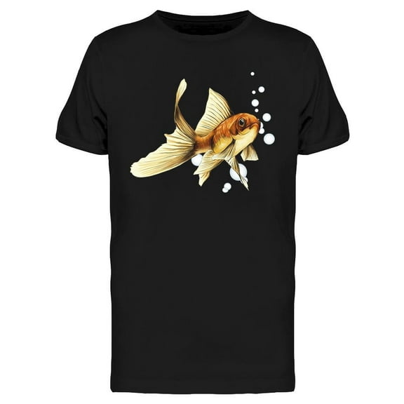 Goldfish Art T-Shirt Men -Image by Shutterstock, Male x-Large