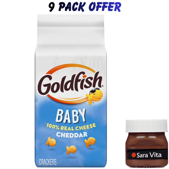 Goldfish Baby Cheddar Cheese Crackers, 7.2 oz Bag