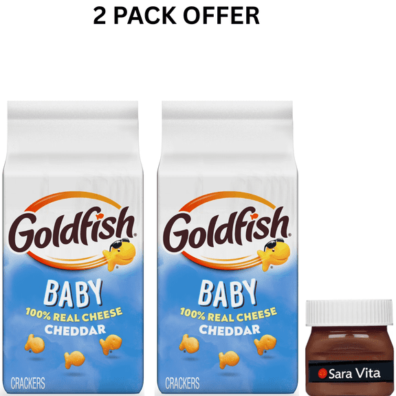 Goldfish Baby Cheddar Cheese Crackers, 7.2 oz Bag