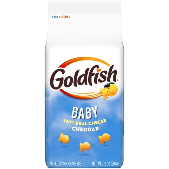 Goldfish Baby Cheddar Cheese Crackers, 7.2 oz Bag