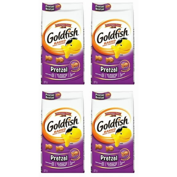 Goldfish Baked Pretzel Crackers, 227g (4 Pack)