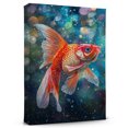 thumbnail image 1 of Goldfish Black Moor Canvas Wall Art Animal Decor, Goldfish Black Moor Canvas Prints Wild Animal Artwork for Living Room Bedroom Office 190HD424, 1 of 4