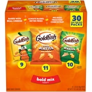 Pepperidge Farm Bold Mix Variety Pack Cheese Cracker Snack Packs, 30 Count 0.9 oz
