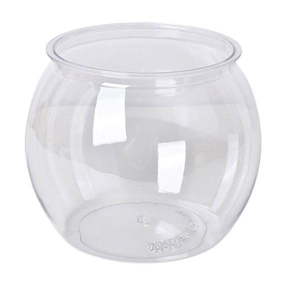 Goldfish Bowl Fish Tank For Goldfish Plastic Aquarium Home Decor Clear Fish Tank For Desktop Suitable For Tabletops Living Room Bedroom Ornaments
