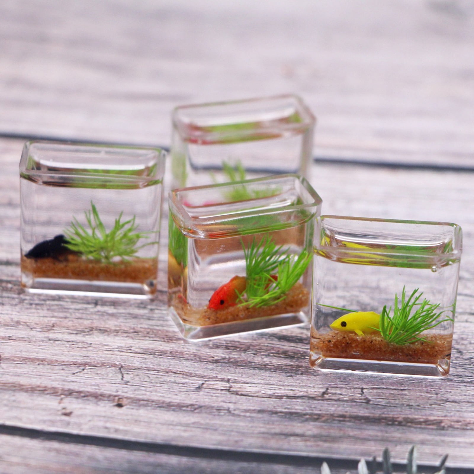 Miniature Glass Goldfish In A Bag - Tiny Red Fish Figurine For Dollhouse, Aquarium Decor, Or DIY Crafts (1 Piece) - View #5