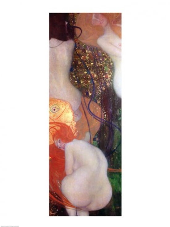 Goldfish Canvas Art - Gustav Klimt (18 x 24)
