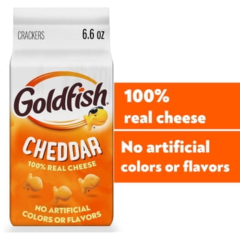 Goldfish Cheddar Crackers, 6.6 oz Bag