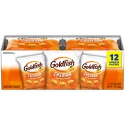 Goldfish Cheddar Crackers, 1 oz (12 Pack)