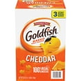 thumbnail image 1 of Goldfish Cheddar Crackers, 22 oz. Bags, 3-Count Box, 1 of 11