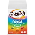 thumbnail image 1 of Goldfish Colors Cheddar Cheese Crackers, 27.3 oz Carton, 1 of 11