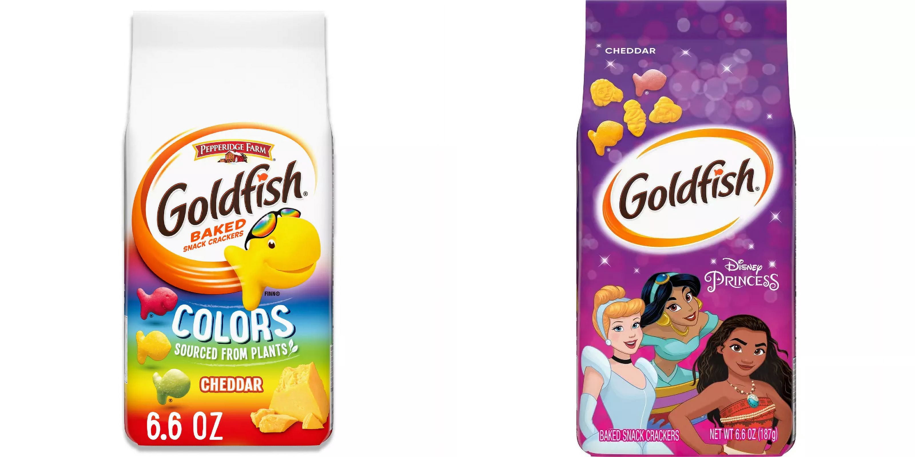 Goldfish Colors Cheddar Cheese Crackers, 6.6 oz - Goldfish Disney ...