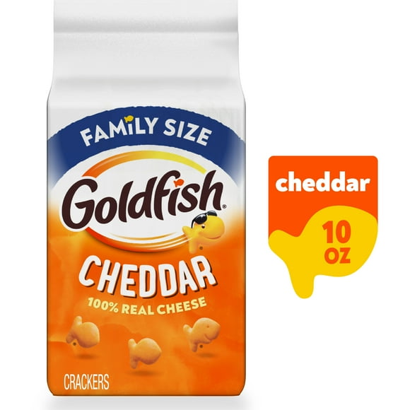 Goldfish Cheddar Cheese Crackers, 10 oz Bag