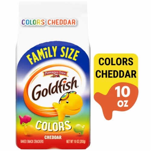 Goldfish Crackers, Colors Crackers, Family Size 10 oz