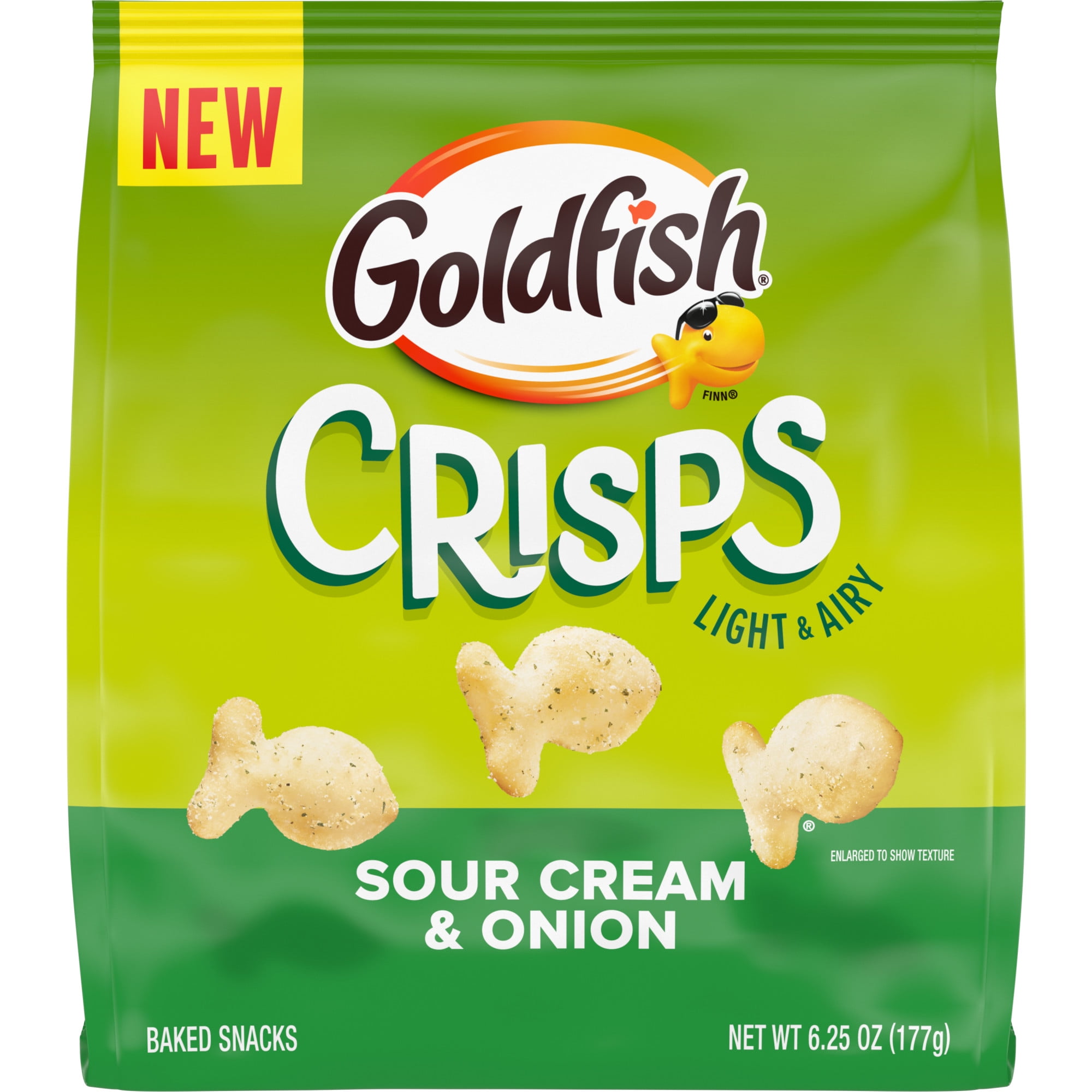 Goldfish Crisps, Sour Cream & Onion, 6.25oz bag