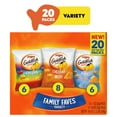thumbnail image 1 of Goldfish Family Faves Crackers, Cheddar, Colors and Baby Crackers Snack Pack, 0.9 oz, 20-Count Variety Pack Box, 1 of 12