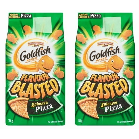Goldfish Flavor Blasted Explosive Pizza Crackers, 180g (2 Pack)