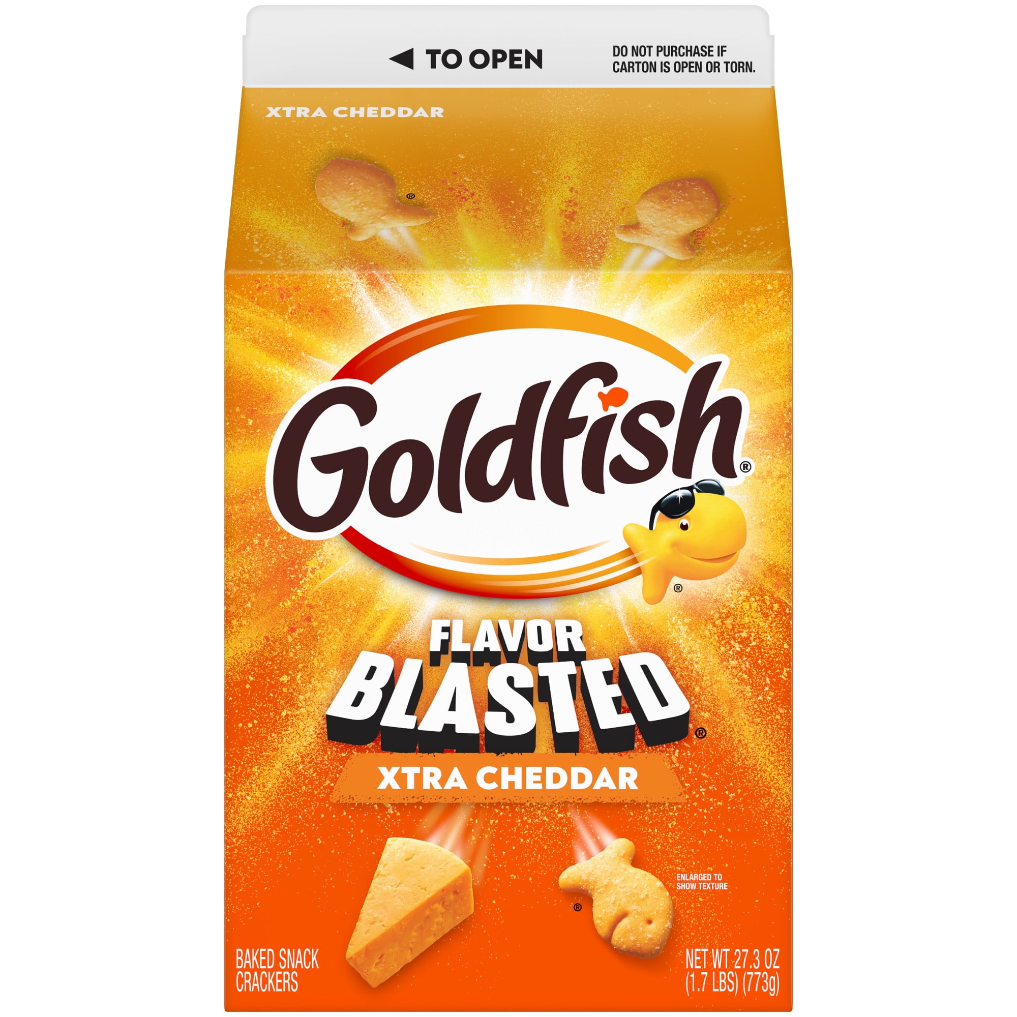 Pepperidge Farm Goldfish Xtra Cheddar Cheese Bite-Size Snacks