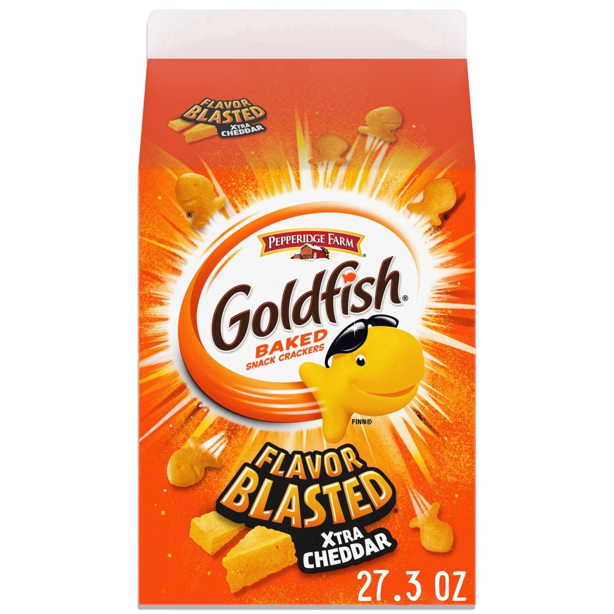 big gold fish box Goldfish Carton