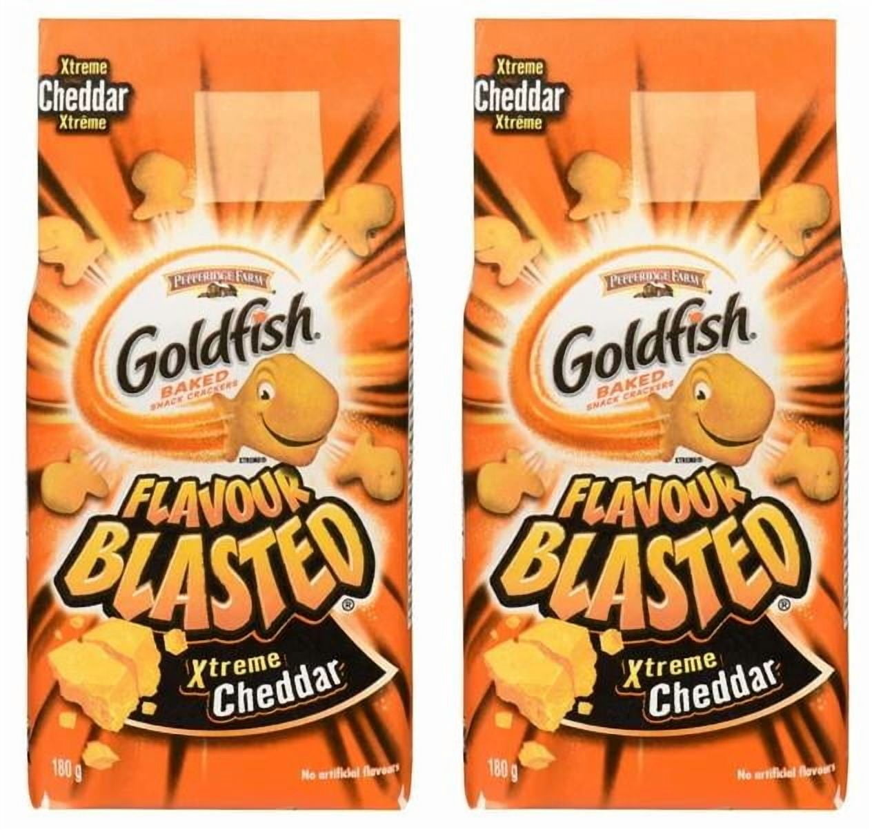 Goldfish Flavor Blasted Xtreme Cheddar Crackers, 180g (2 Pack