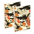 thumbnail image 1 of Goldfish Flowers Ring Binder Notebook Journey Note Diary College Ruled Spiral Notebook Study Loose Leaf Paper A5 60 Pages, 1 of 8